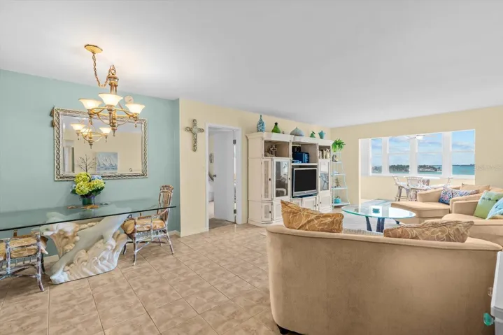 Spacious rooms with expansive water views.