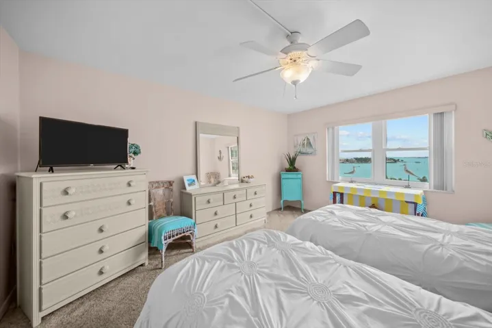 2nd bedroom with beautiful water views!