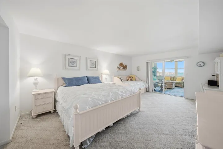 Looking out from the spacious master suite!