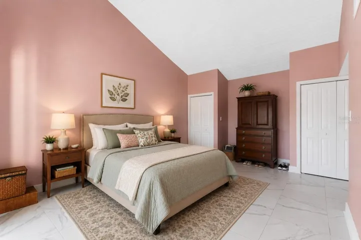 Virtually Staged bedroom 1 picture