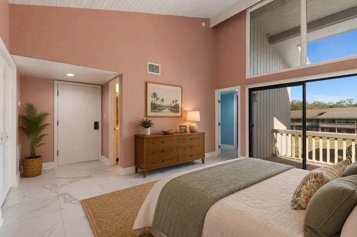 Another view of the bedroom virtually staged.