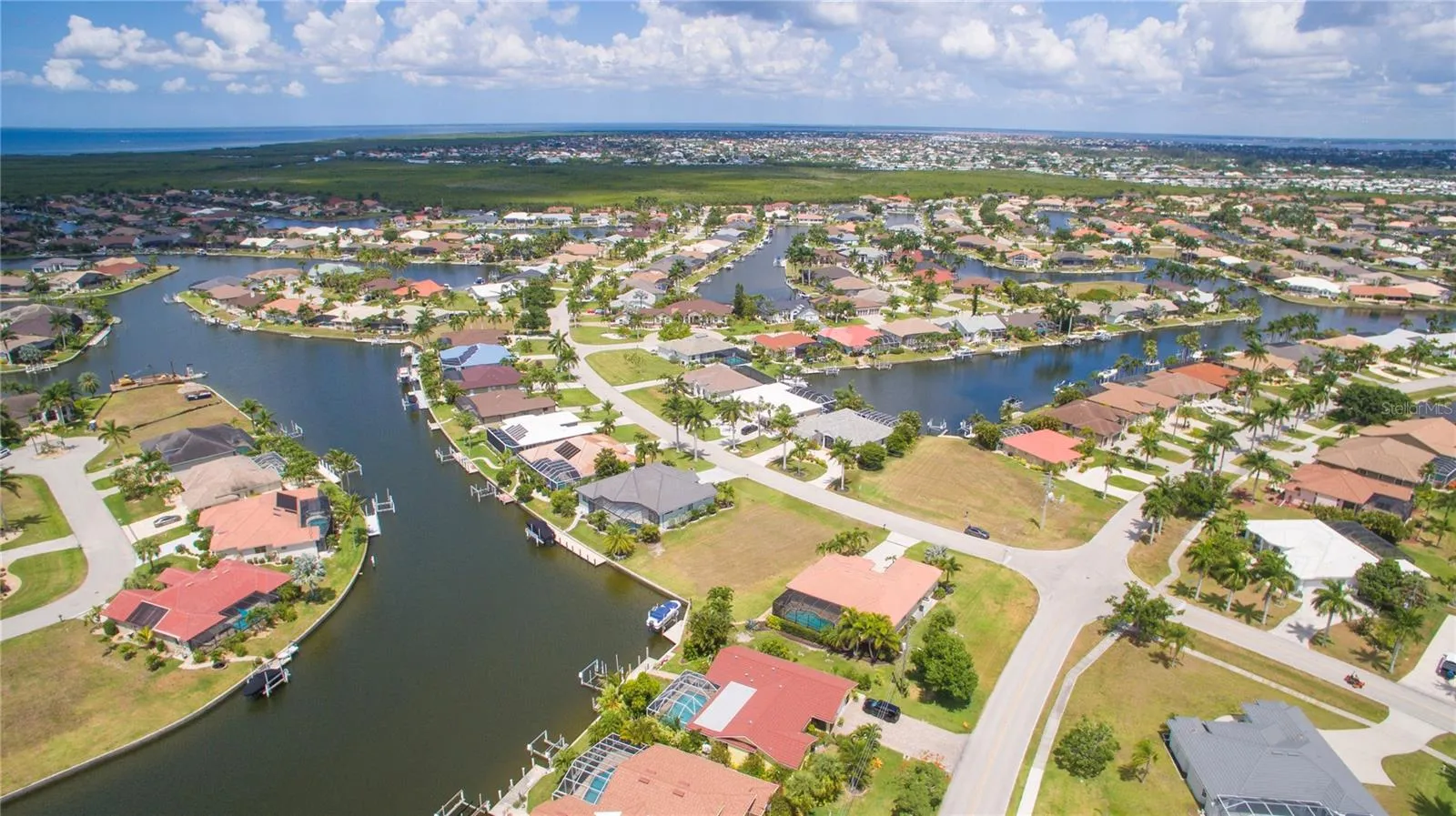 Looking to the west and north towards harbor and Gulf.