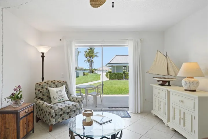 Living room with an extrordinary view