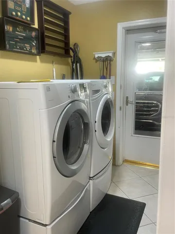 indoor laundry