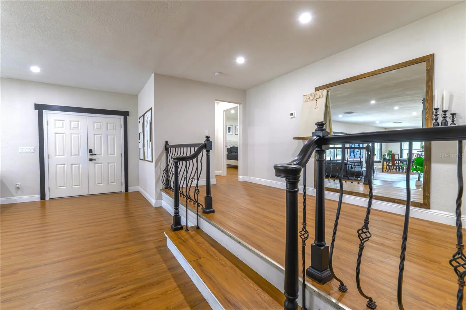 Double Entry Door & Primary Bedroom Entryway