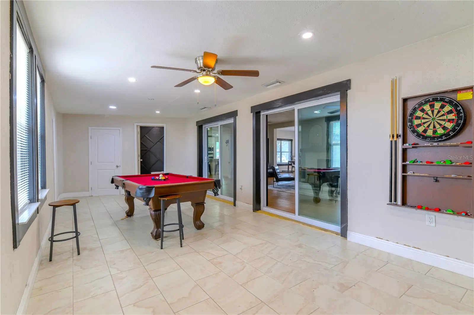 Florida Room with AC, Ceiling Fan & Half Bath