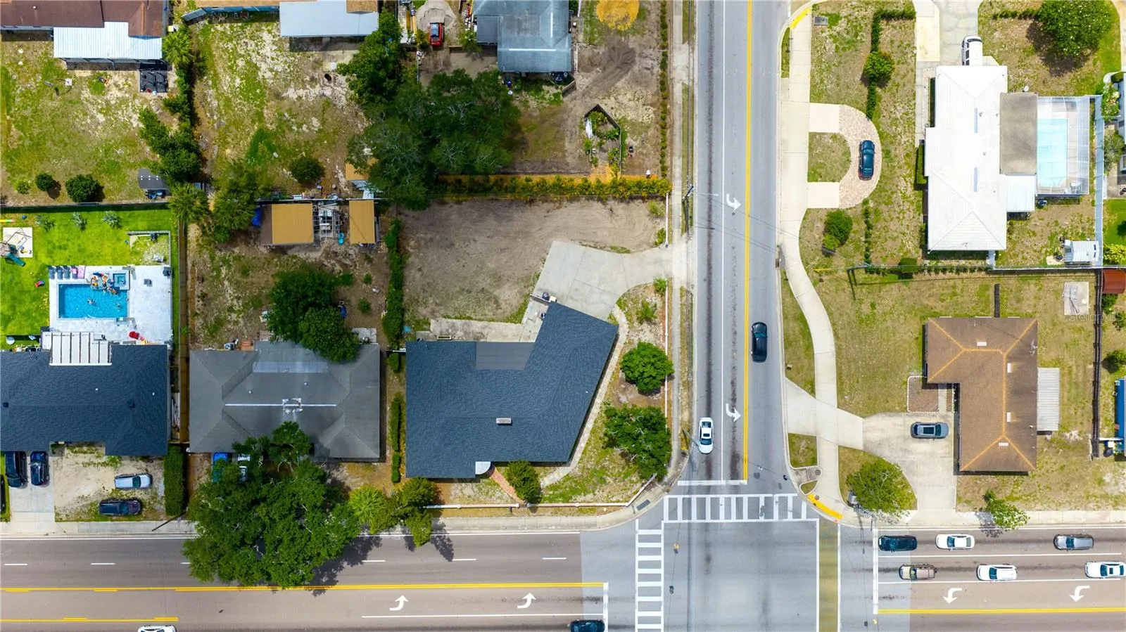 Top Aerial View of Lot