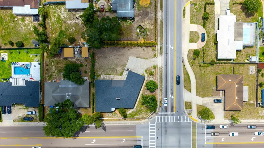 Top Aerial View of Lot