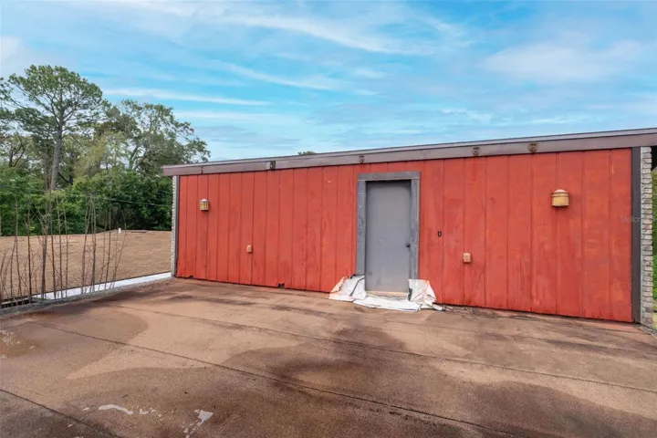 Over the garage storage room