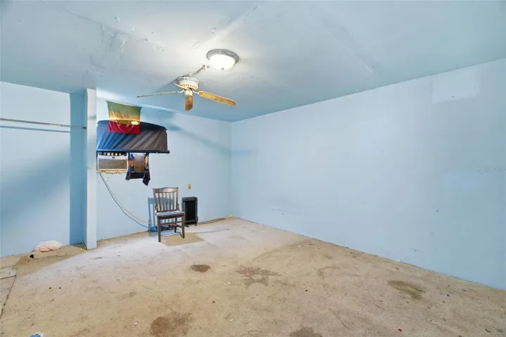 Bonus room in the detached garage