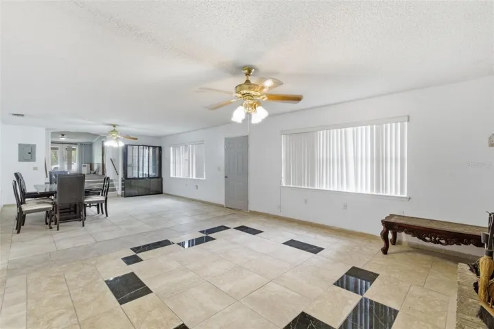Side entrance to the family room