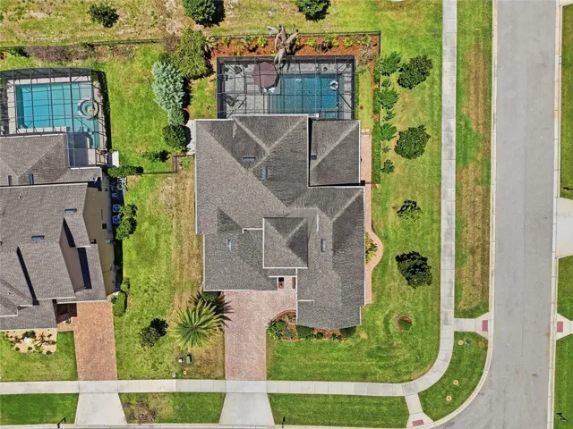 Aerial Top View of the Property