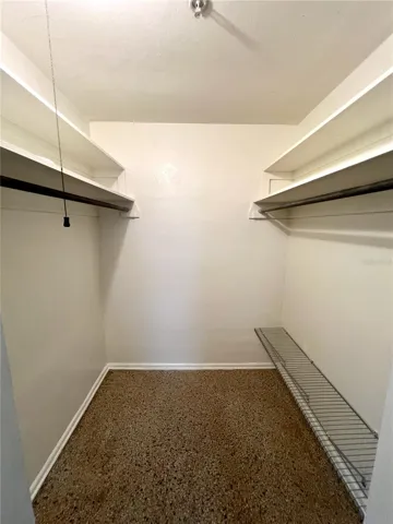 Primary closet