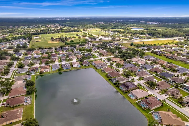 Views of the community lake
