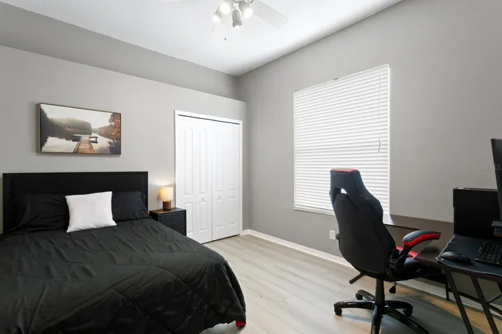 3rd bedroom with new flooring