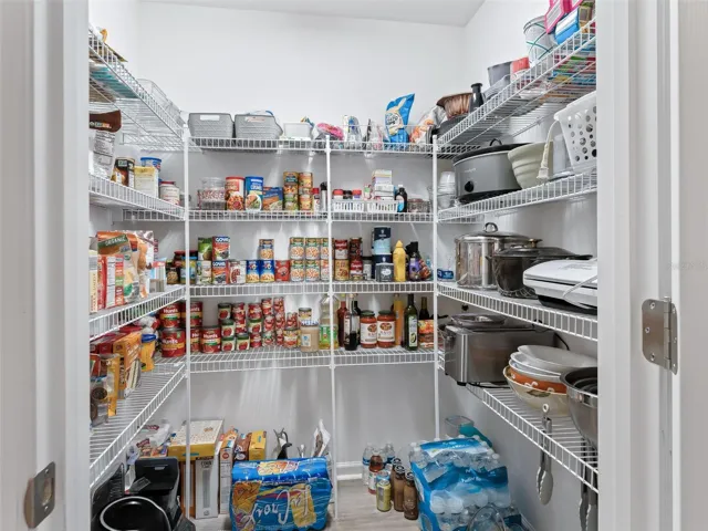 Walk-in pantry for extra storage!