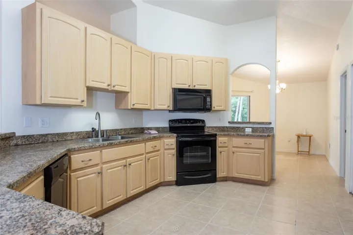 Look at all of that counter space!  Plus an area for casual dining.