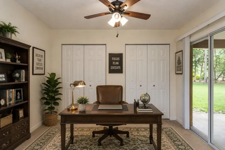 Virtually staged bedroom #4