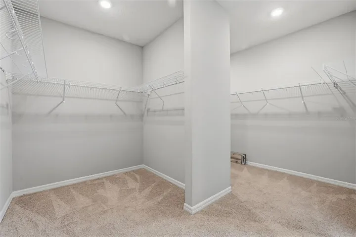 Primary closet