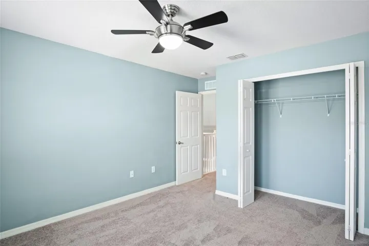 Fifth bedroom with standard closet