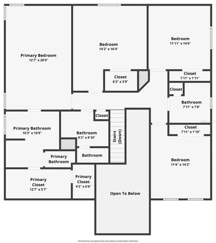 Second Floor lay out and measurements