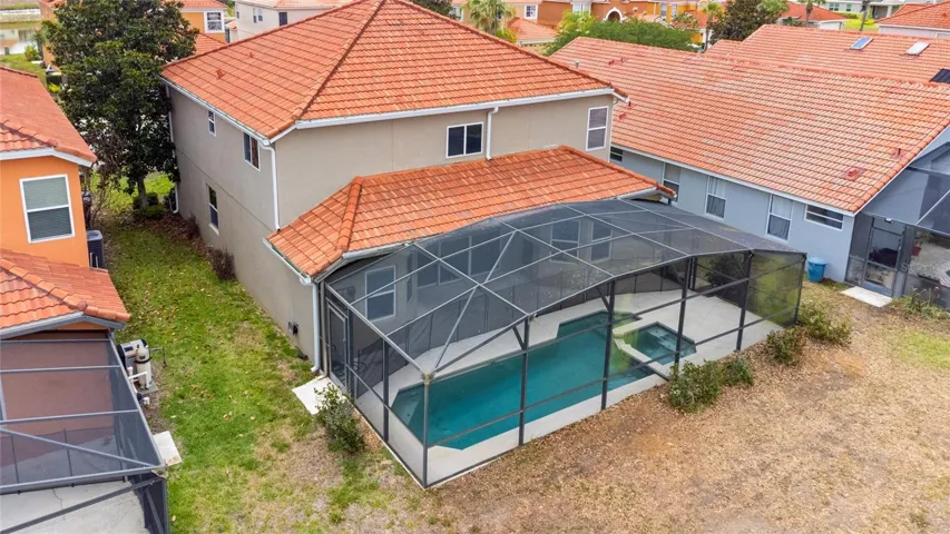 Take a dip in the built in spa