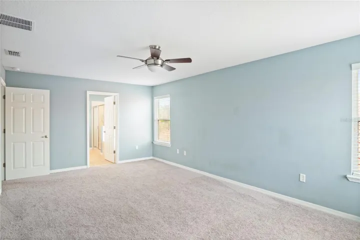 Second floor primary bedroom