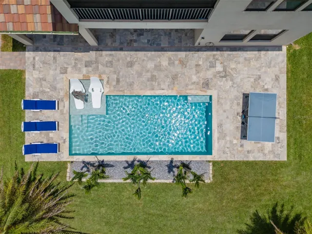 Gorgeous Pool and Travertine Decking