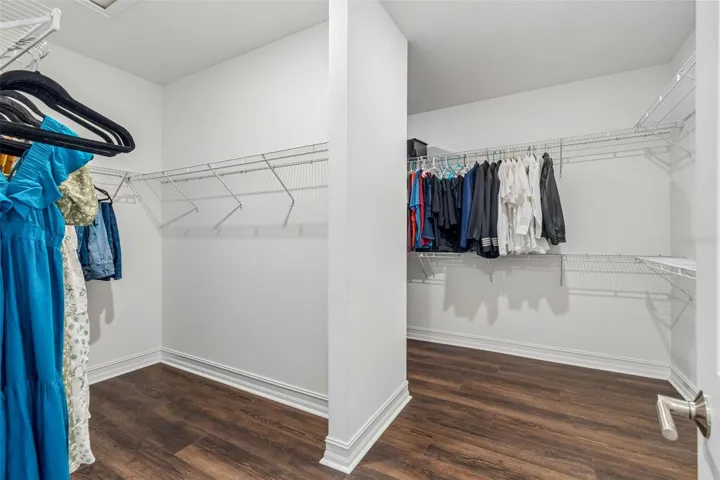 Primary Bedroom Double Walk In Closet