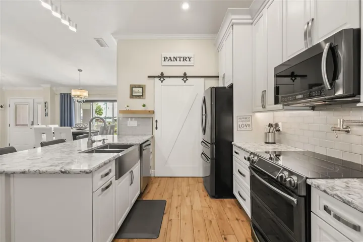 Remodeled kitchen
