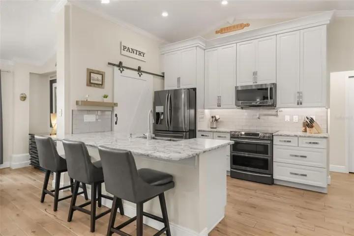 Remodeled kitchen