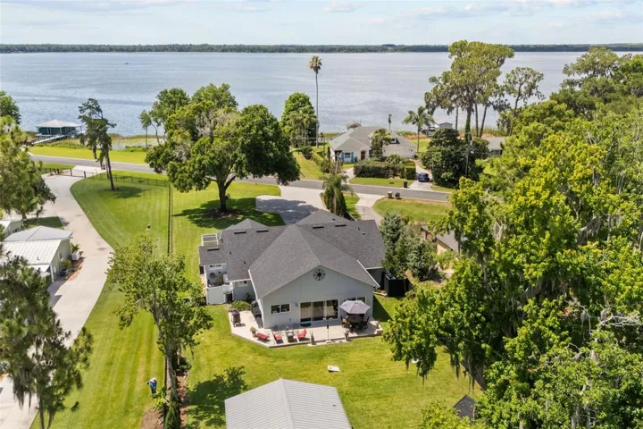 View of Lake Dora in front of house