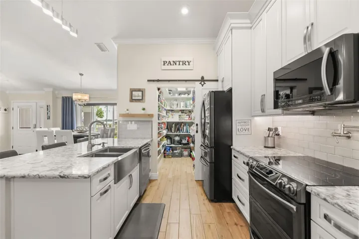 Remodeled kitchen