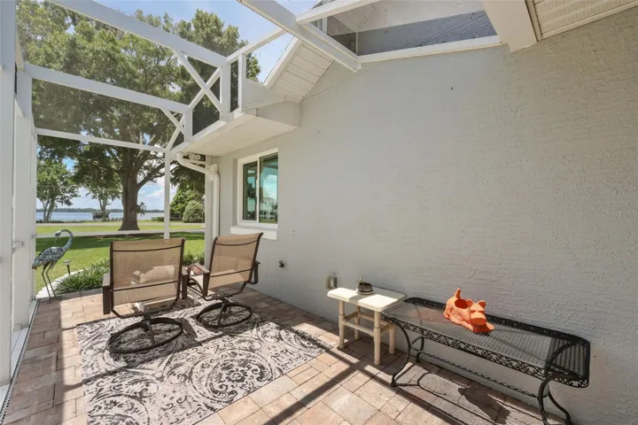 Private patio off of Primary bedroom