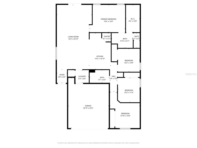 Single Story Floor Plan
