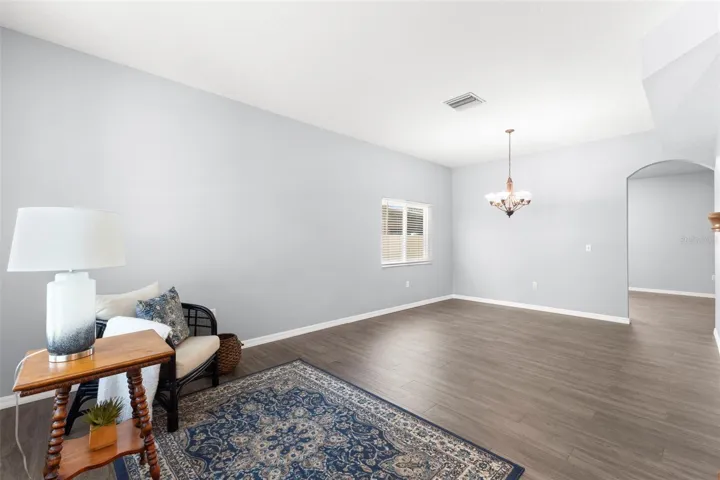 Formal living and dining room