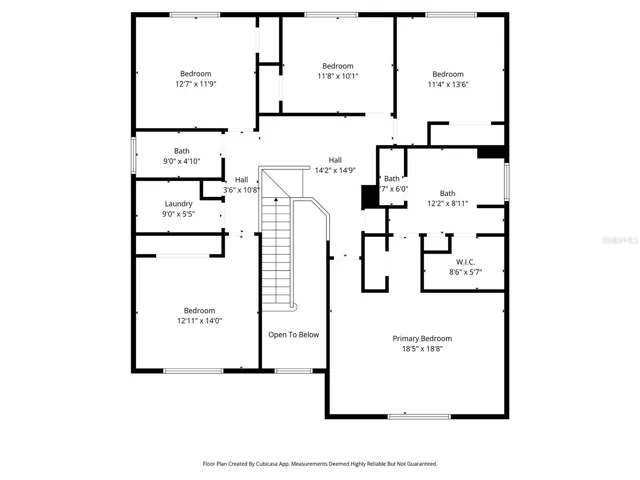 Second floor layout