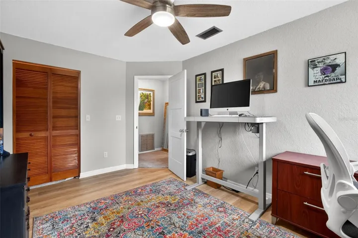 BR 2 with pond view and walk in closet