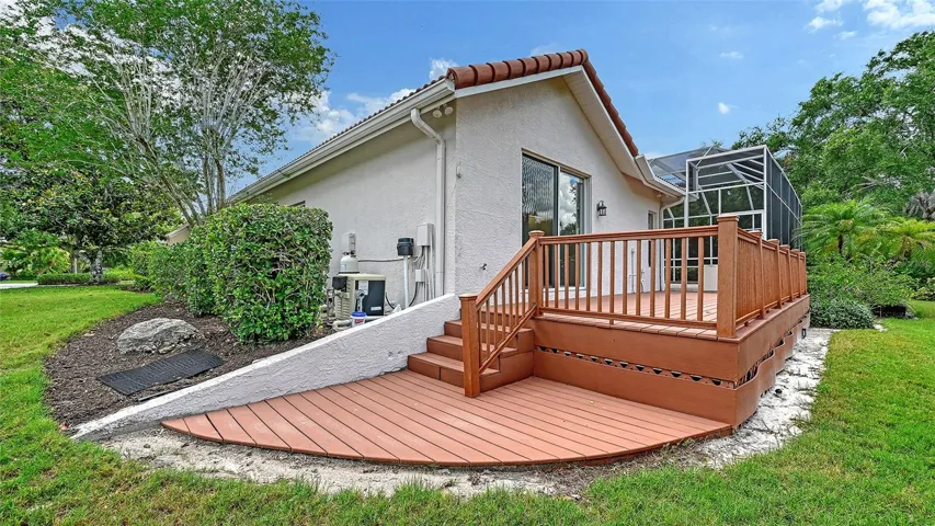 Back view deck