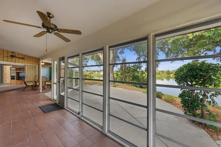 Venice Gardens Lakefront Home with Expansive Florida Room