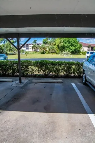 Covered parking spot