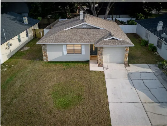 Front View - Aerial View of Roof