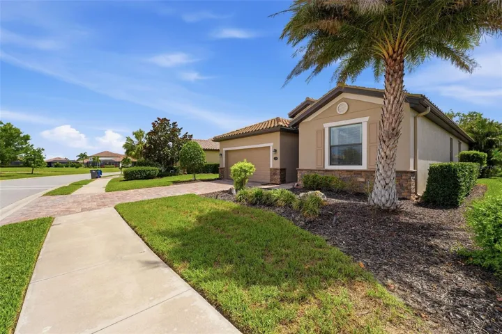 Front of home. Right