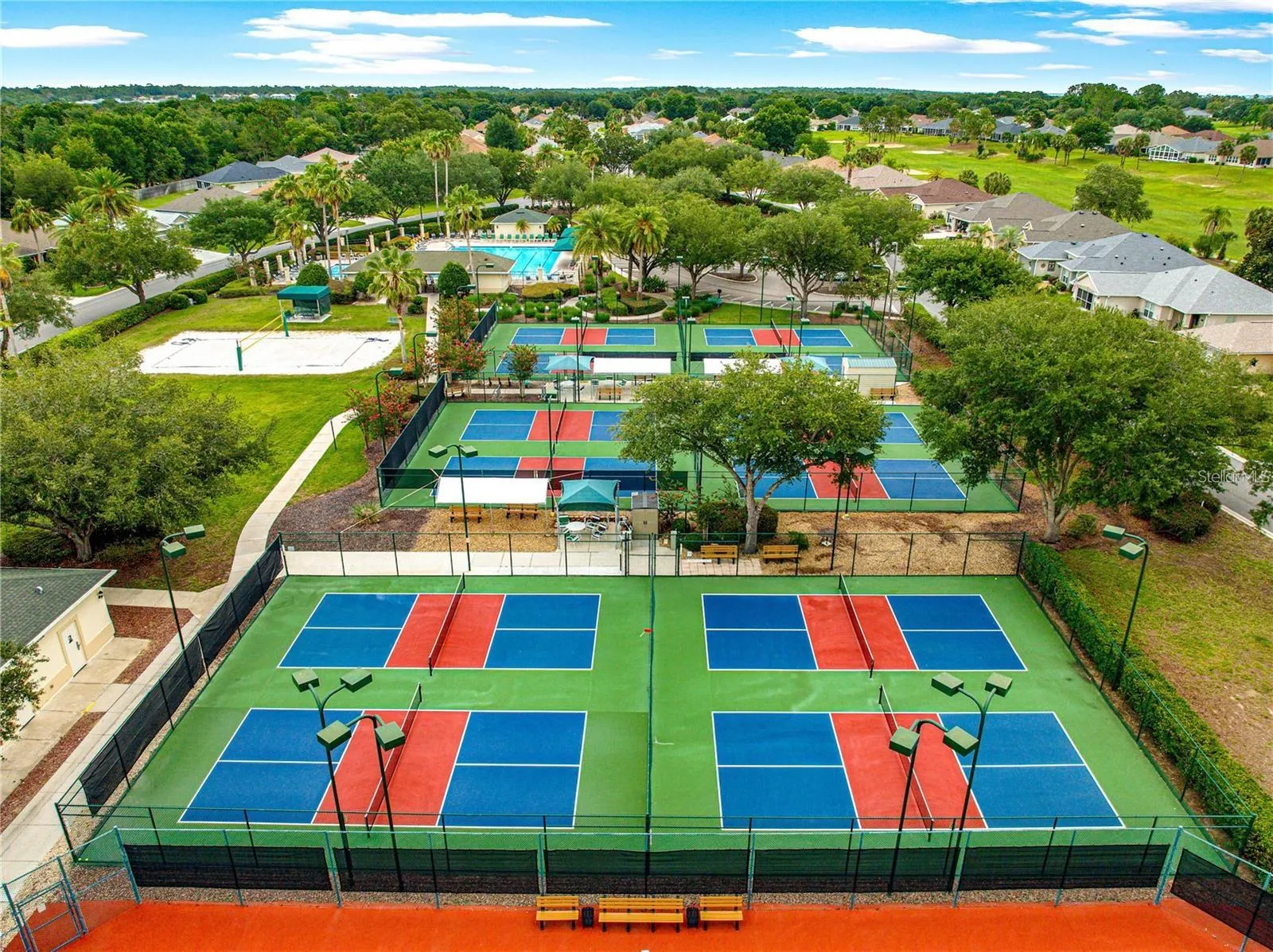 pickle and tennis courts