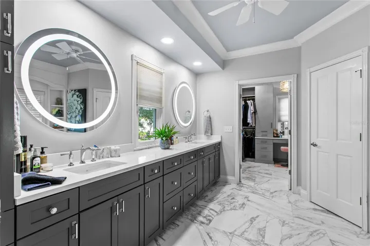 The updated spa-inspired bathroom