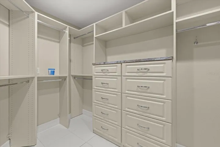 Outfitted Primary Closet