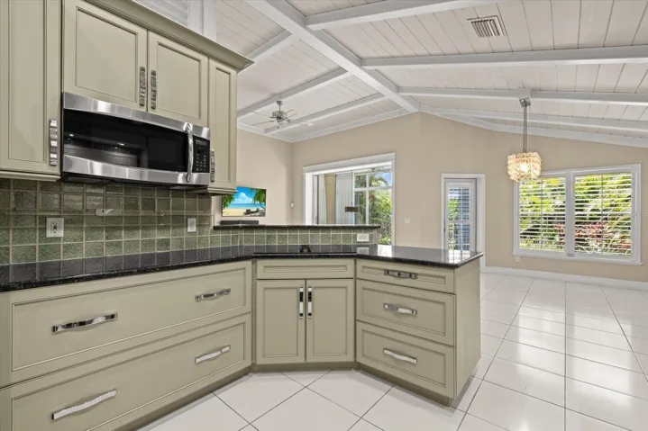 Kitchen open to Great Room: Granite Counters