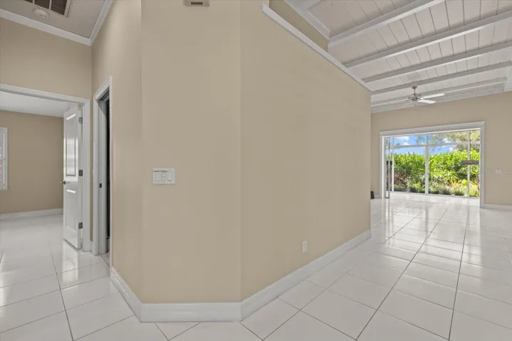 Front Foyer with beautiful view of the tropical oasis