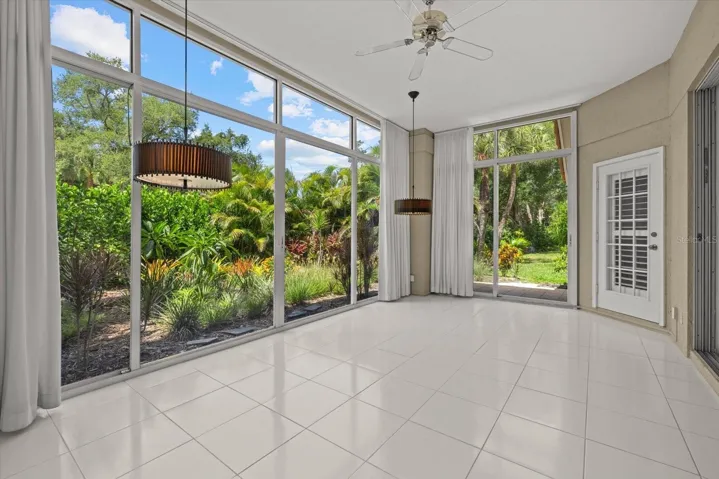 Florida Room with Views to the tropical oasis