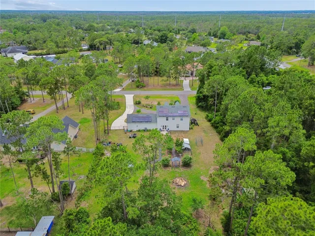Aerial Back Yard View